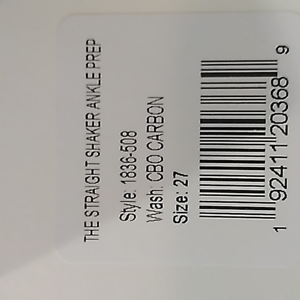 Mother jeans The straight shaker ankle prep size 27